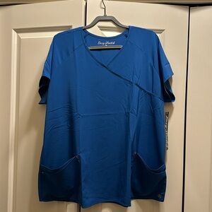 Easy stretch scrub top